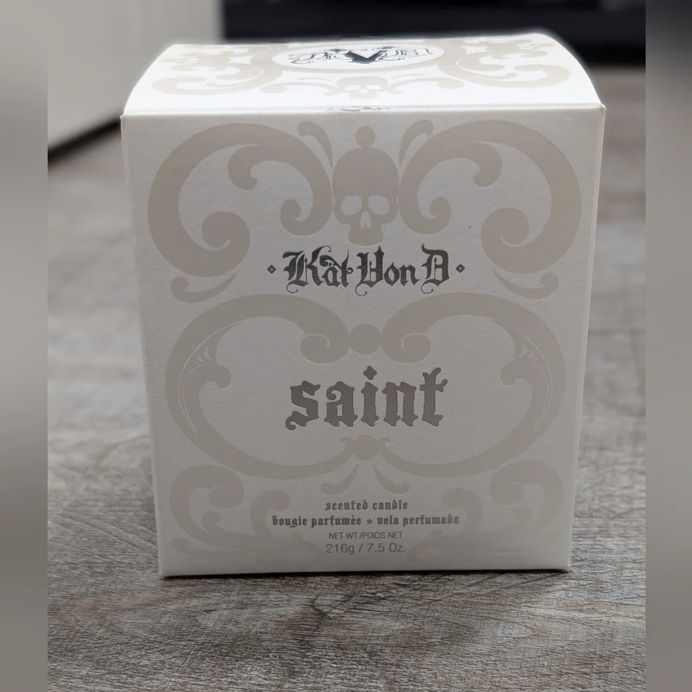 Kat Von D Saint Scented 7.5oz Candle - Rare! BNIB